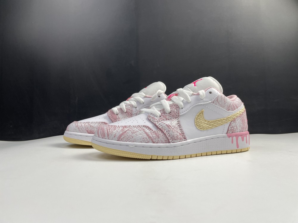 Jordan1 Low Paint Drip CW7104-601
