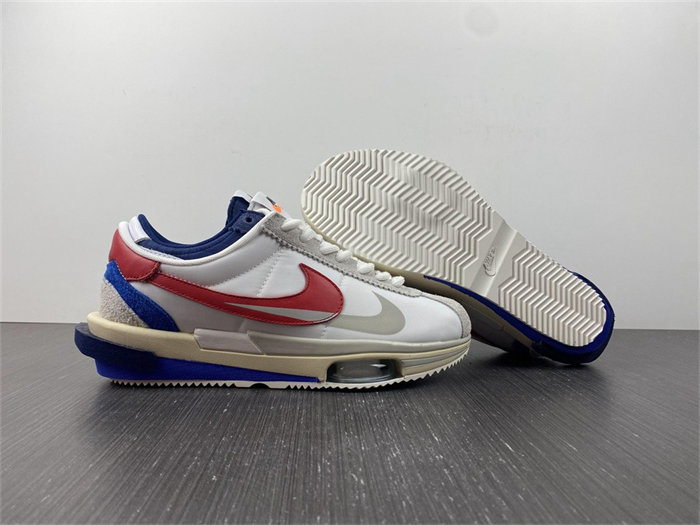Nike Cortez 4.0 Sacai White University Red Blue