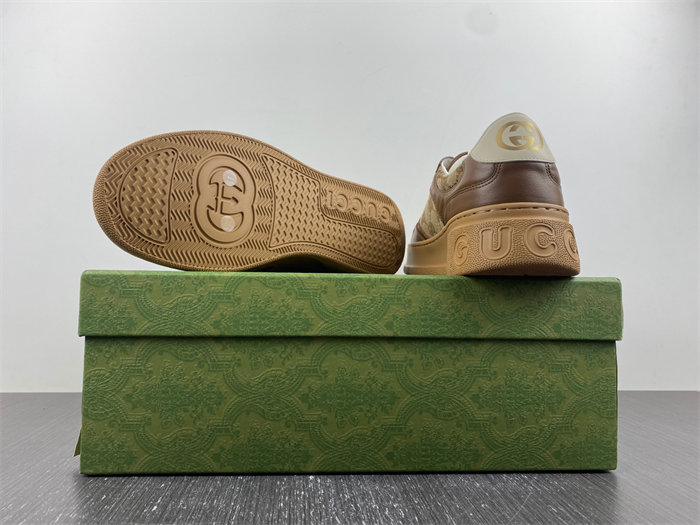 Gocci GG Sneaker GG Beige Ebony 675840 UPG20 2866