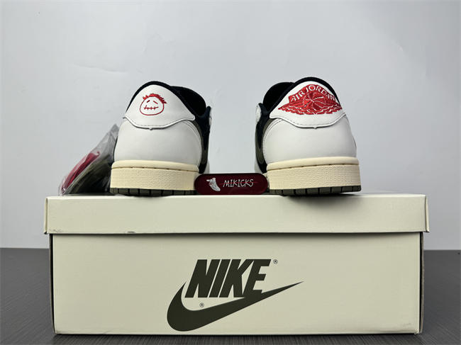 Travis Scott x Air Jordan 1 Low OG Olive DZ4137-106
