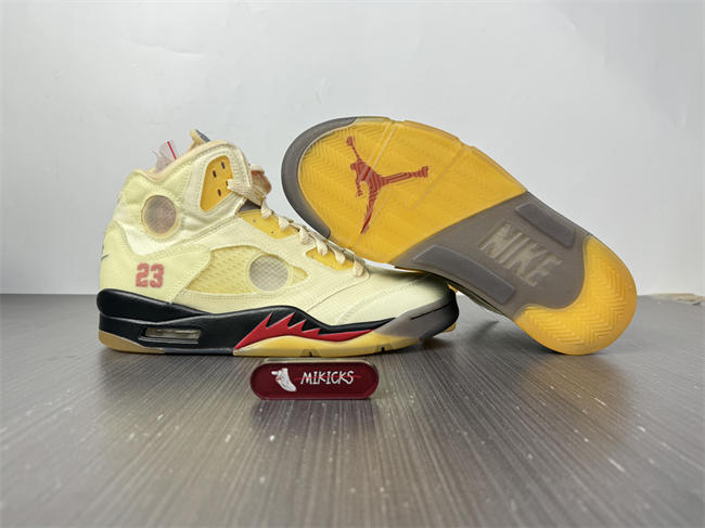 Air Jordan 5 Off-White Sail DH8565-100